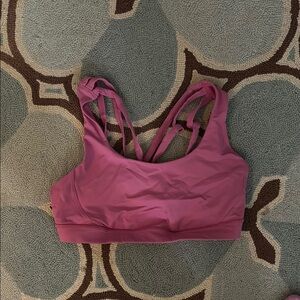 Lululemon Athletica Pink Racerback Sports Bra